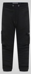 D555 Dexter 1 Cargo Jogger With Bear Embroidery Μαύρο