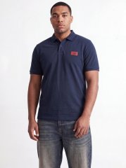 Jack & Jones Rush μπλούζα πόλο 2 τεμ μαύρο/μπλε μαρέν