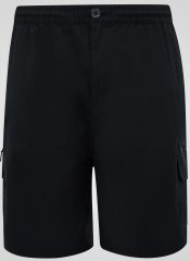 D555 Thomas Stretch Σορτς με Ελαστική Μέση Μαύρο