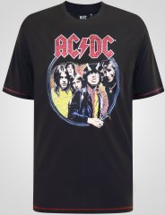 D555 Hugh Official ACDC Highway To Hell Μπλούζα με Τύπωμα Μαύρο