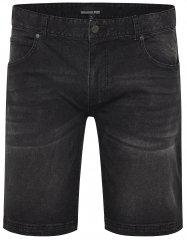 North Latitude 51336 denim σορτς σε μαύρο