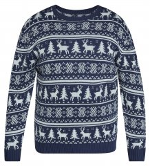 North Latitude 63144 Fjell Reindeer Knit Μπλε μαρέν