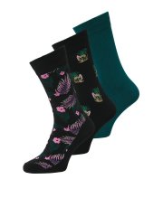 Jack & Jones Pineapple Skulls Κάλτσες Μαύρο 3-pack