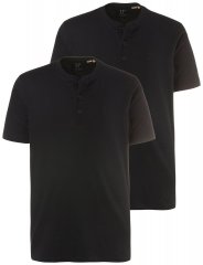 JP1880 708420 Μπλούζα Henley σετ 2 Μαύρο