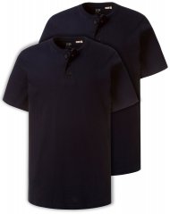 JP1880 708420 Μπλούζα Henley σετ 2 Σκούρο μπλε