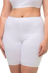 Ulla Popken 716595 Μποξεράκια με προστασία μηρών 3 τεμ. Λευκό
