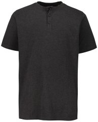 JP1880 726695 Μπλούζα Henley Σκούρο γκρι