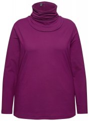 Ulla Popken 751623 Γρήγορα στεγνωτική μπλούζα σκι Ροζ