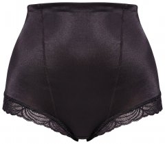 Ulla Popken 781632 Κυλοτάκι σμίλευσης ψηλόμεσο Καφέ