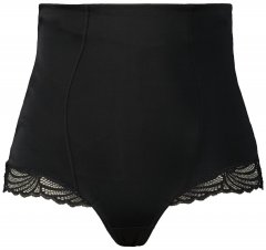 Ulla Popken 781632 Κυλοτάκι σμίλευσης ψηλόμεσο Μαύρο