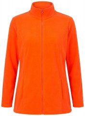Ulla Popken 796970 Ελαφρύ μπουφάν fleece Πορτοκαλοκόκκινο