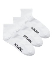 Jack & Jones Leon Κάλτσες τένις Λευκό 3-pack