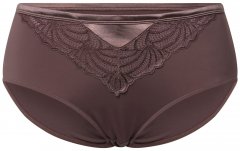 Ulla Popken 811602 Κυλοτάκια με δαντέλα Καφέ