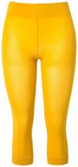 Ulla Popken 815580 Κολάν καλσόν 3/4 με προστασία μηρών 80 den Κίτρινο μουσταρδί