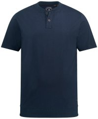 JP1880 818628 Μπλούζα Henley σε γραμμή για κοιλιά Σκούρο μπλε