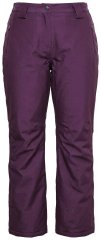 Ulla Popken 822018 Αδιάβροχο τεχνικό παντελόνι με φόδρα fleece Δαμασκηνί