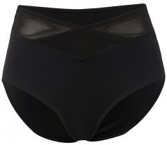 Ulla Popken 825676 Κυλοτάκι σμίλευσης ψηλόμεσο Μαύρο