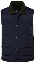 JP1880 831193 Γιλέκο με επένδυση teddy Σκούρο μπλε