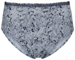 Ulla Popken 835633 Κυλοτάκια με animal print Ανθρακί
