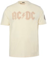 JP1880 836411 AC/DC Classic Logo Μπλουζάκι Γκρι άμμου