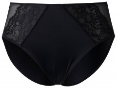 Ulla Popken 848693 Μποξεράκια με δαντέλα Μαύρο