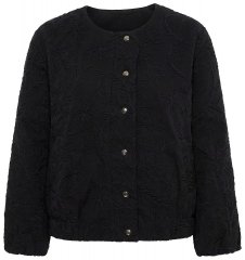 Ulla Popken 848940 Μπουφάν bomber Μαύρο