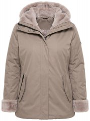 Ulla Popken 850509 Μπουφάν από συνθετική γούνα Taupe