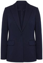 Ulla Popken 852498 Σακάκι με στρας Σκούρο μπλε