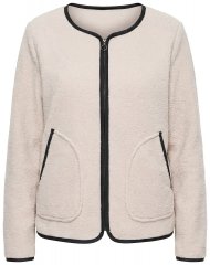 Ulla Popken 853685 Μπουφάν teddy Σαμπανιζέ