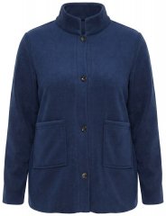 Ulla Popken 854200 Μπουφάν fleece Σκούρο μπλε