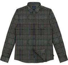 Double Outfitters FS-5230 Καρό πουκάμισο Σκούρο πράσινο/Μπεζ