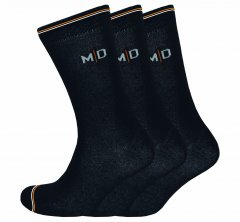 Motley Denim Harry Socks 3-Pack Black