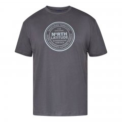 North Latitude T-Shirt Γκρι/Ανθρακί