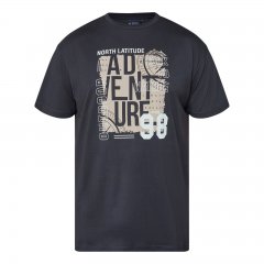 North Latitude Adventure 98 Graphic Tee Μαύρο