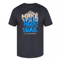 North Latitude Trail T-Shirt Μαύρο