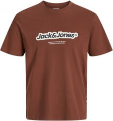 Jack & Jones ESTERBRO Newton T-Shirt Brandy Brown