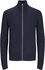 Jack & Jones PANNEL Turtleneck Knitted Sweater with Zipper Navy Blazer