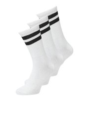 Jack & Jones Travis Κάλτσες τένις Λευκό 3-pack