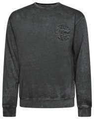 Kam Jeans 7081 Φούτερ με κέντημα Μαύρο