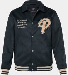 JP1880 Blouson Velour with Chest Embroidery Dark Green