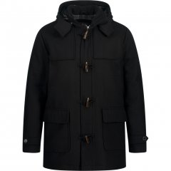 JP1880 Dufflecoat Water-repellent Black