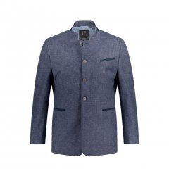 JP1880 Traditional Jacket Linen Blend Navy
