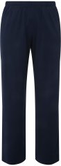 Ulla Popken Bootcut Elastic Waist Cotton French Terry Sport Pants Night Blue
