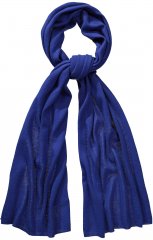 Ulla Popken Virgin Wool Cashmere Mix Scarf Deep Aqua