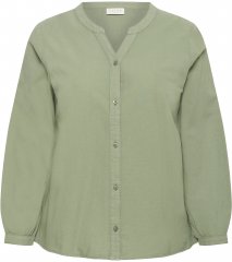 Kaffe Curve Nana Πουκάμισο με μακρύ μανίκι Πράσινο