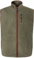 Espionage FL047 Microfleece Gilet Olive Green