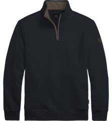 Double Outfitters MTOP-1163 Φούτερ με μισό φερμουάρ Μπλε μαρέν