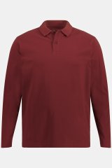 JP1880 Polo Shirt Pique Long Sleeve Red