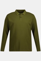 JP1880 Polo Shirt Basic Long Sleeve Pique Moss Green