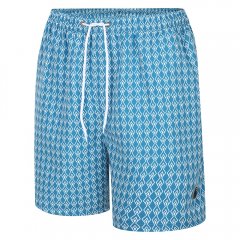Espionage SW094 Μαγιό Βερμούδα με Γεωμετρική Στάμπα Μπλε